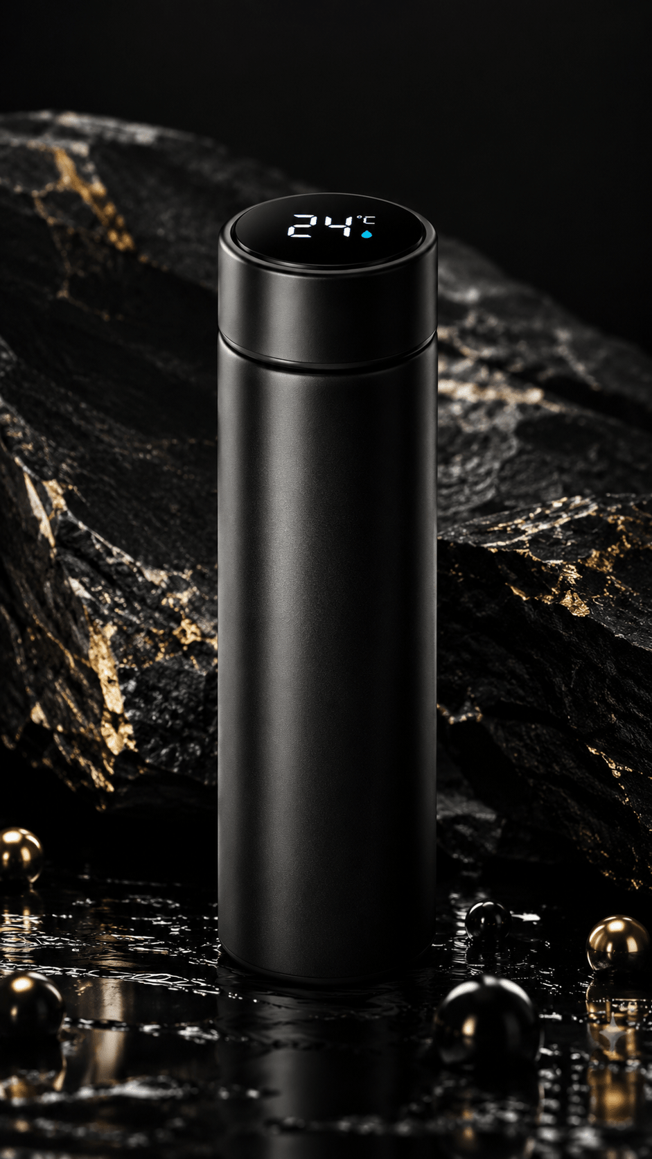 Premium Smart LED Temperature Display Vacuum Insulated Flask (500ml) - rykardia