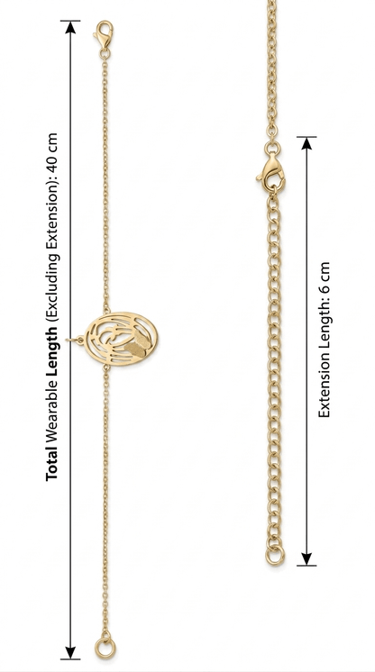 Anti-Tarnish Gold Butterfly Pendant Necklace - rykardia