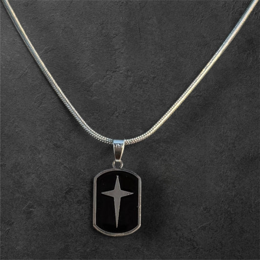 Minimalist Star Emblem Pendant Necklace for Men - rykardia